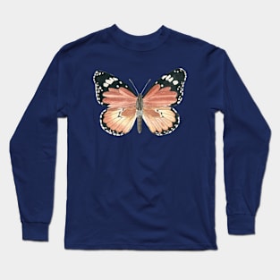 monarch butterfly watercolor Long Sleeve T-Shirt